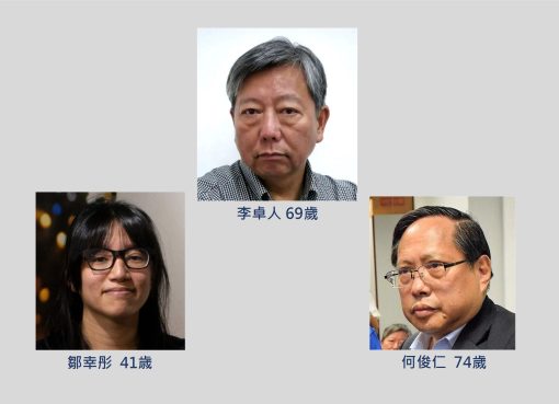 支聯會被控煽動顛覆國家政權案判刑︱3名前正副主席判監5年2個月至7年3個月